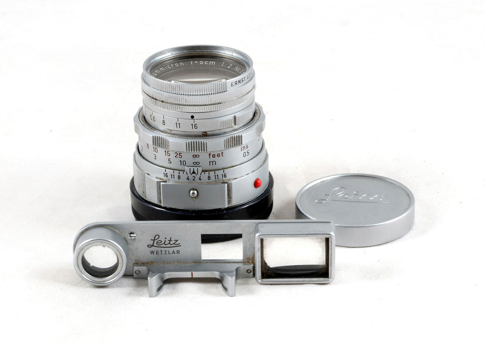 Leitz Summicron Close Focus M Mount 5cm f2 Lens, with (1 of 3)