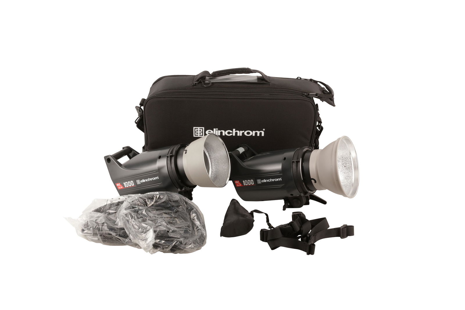 A Pair of Elinchrom ELC PRO 1000 HD Studio Flash Heads (1 of 2)