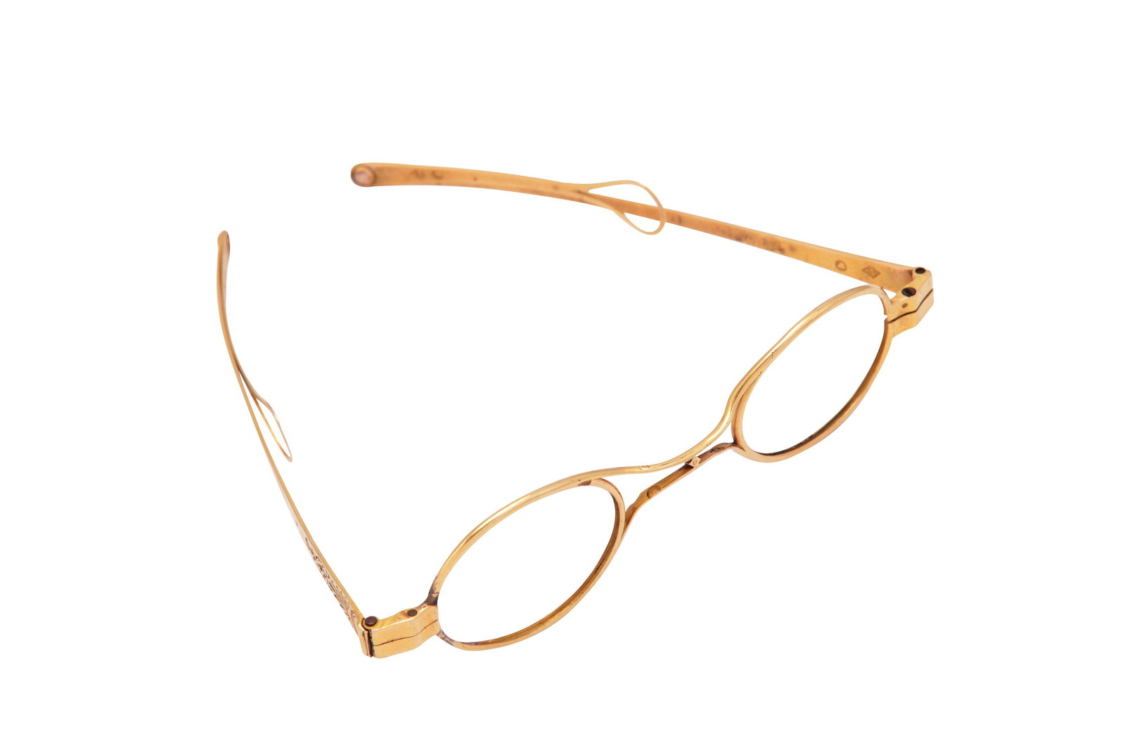 A pair of early 19th century French 18 carat gold (1 of 3)