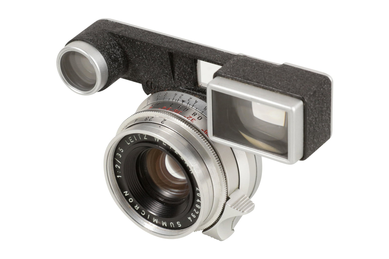 A Leitz 35mm f/2 Summicron lens w/ Ocular Attachment (1 of 5)
