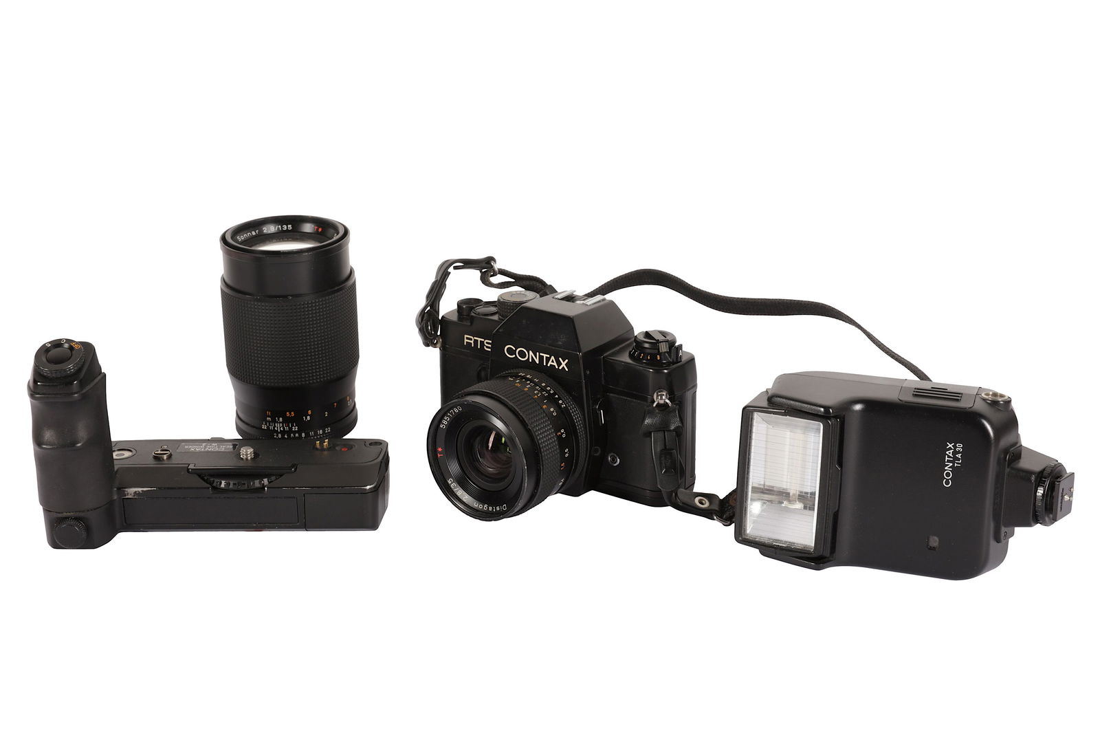 A Contax Rts Slr Camera Outfit