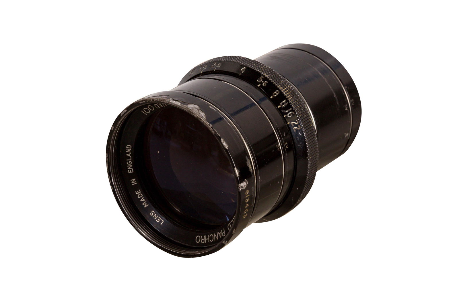 A Taylor Hobson Cooke 100mm F2.5 Deep Field Panchro Lens
