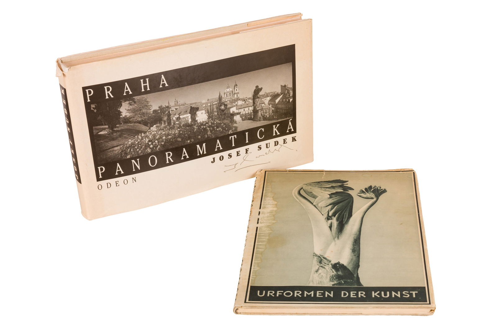 Josef Sudek (1896-1976): Josef Sudek (1896-1976) PRAHA PANORAMATICKA [PRAGUE PANORAMA], 1992. Second Edition re-issue of the classic 1959 book, hardback, photo-illustrated dust jacket, tear to jacket in upper binding area, ye