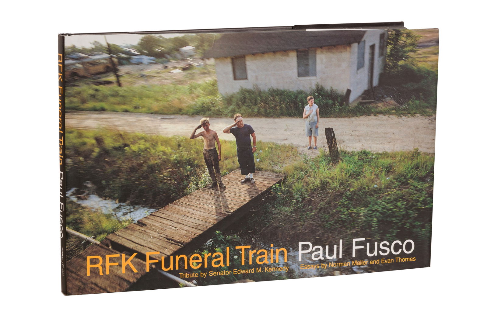 Paul Fusco (b.1953): Paul Fusco (b.1953) RFK FUNERAL TRAIN, 2000. First Edition, signed by the photographer on the title page, hardback with photo-illustrated paper boards, photo-illustrated jacket, tribute by Senator Edw