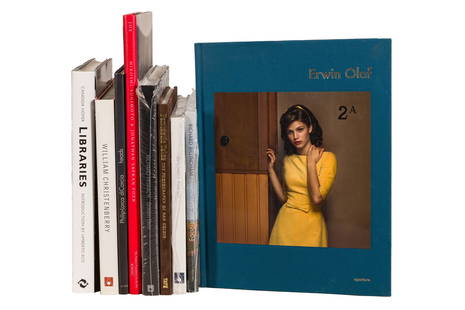 CONTEMPORARY PHOTOGRAPHY: CONTEMPORARY PHOTOGRAPHY A group of nine monographs by contemporary photogaphers including; ERWIN OLAF, 2008. First Edition, hardback, blue cloth covers with tipped in colour photograph on upper cover