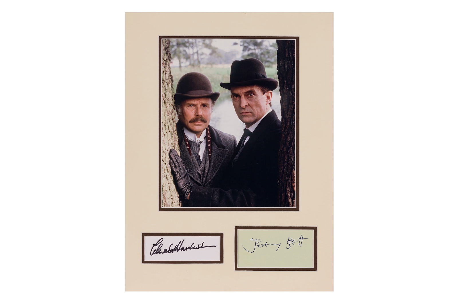 Sherlock Holmes.- Jeremy Brett & Edward Hardwick (1 of 1)