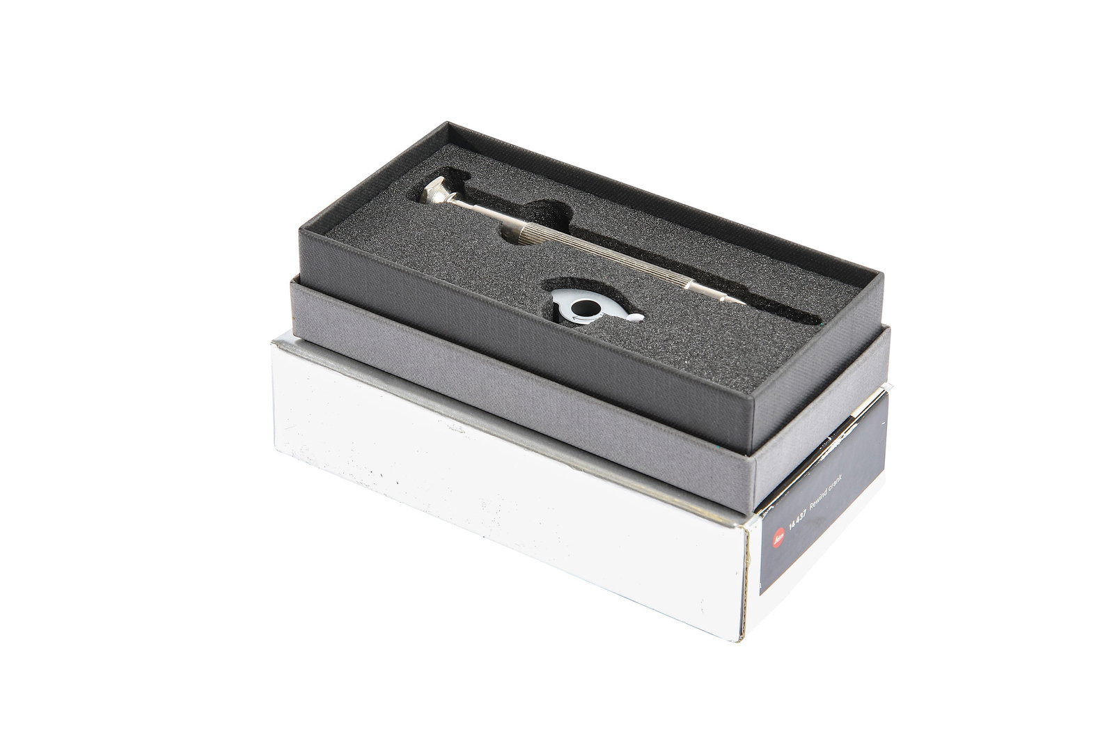 Leica MP Rewind Crank.: Leica MP Rewind Crank. Unused, in makers box with packaging.