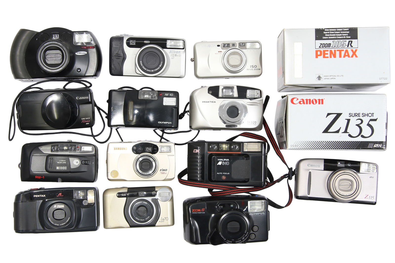 Fifteen Point & Shoot Cameras With Canon Sureshot Z135. (1 of 1)