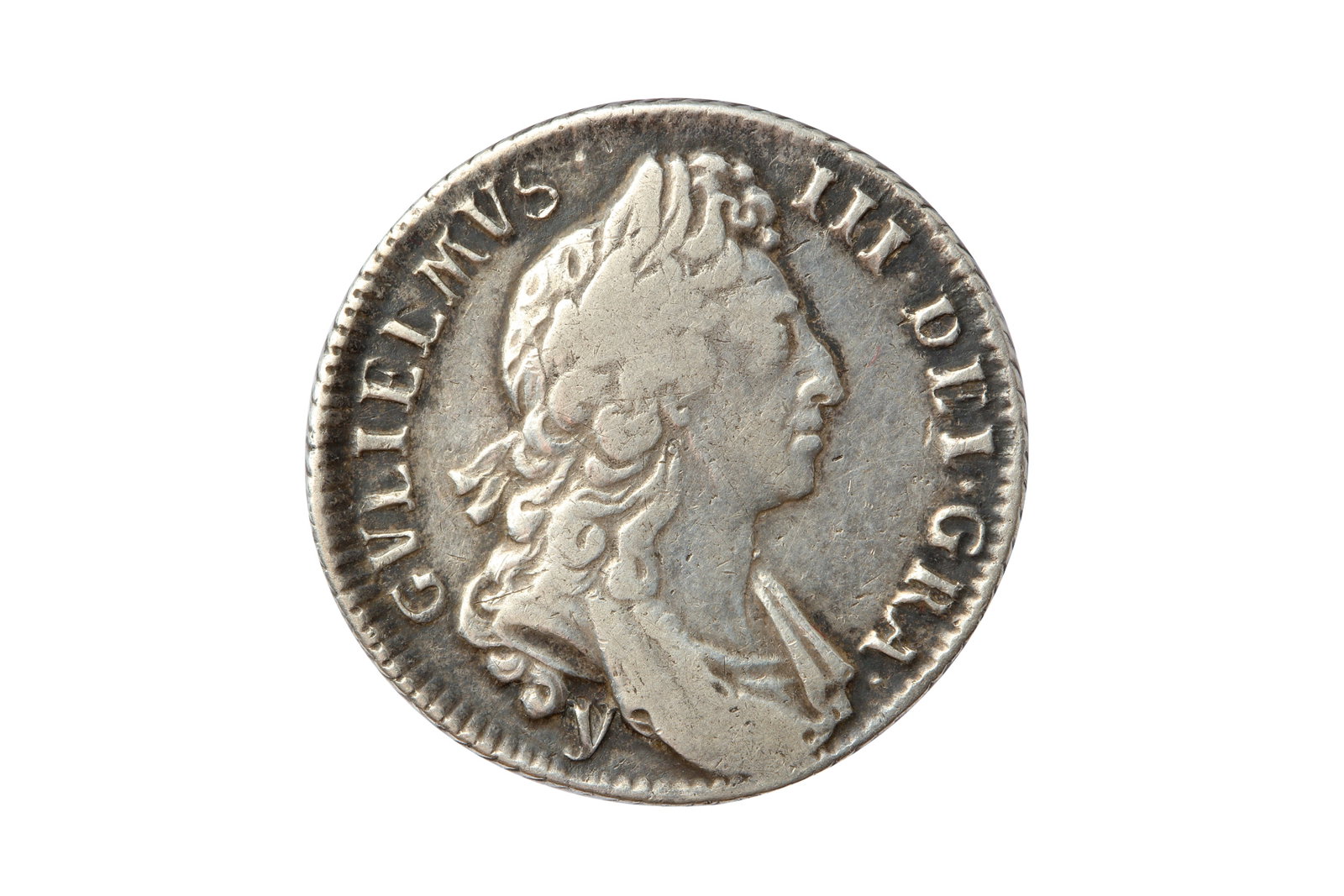 WILLIAM III (1694 - 1702), 1697 YORK SHILLING.: WILLIAM III (1694 - 1702), 1697 YORK SHILLING.