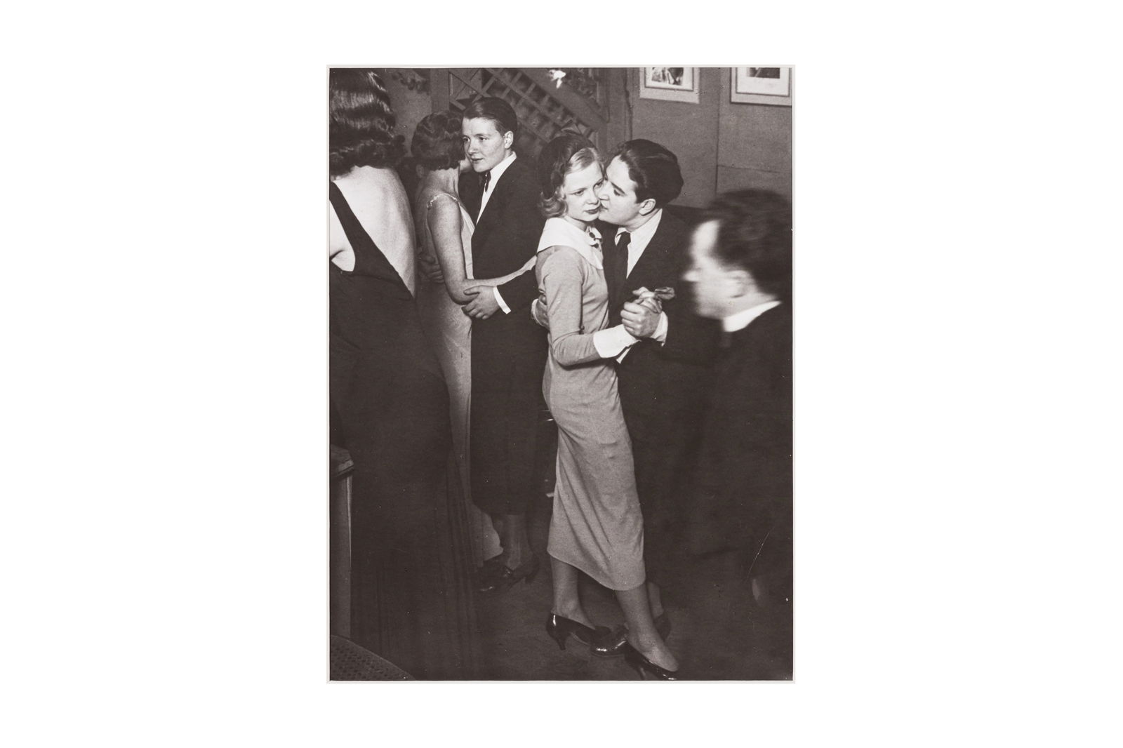 § Brassaï [Gyula Halász] (1899–1984): Brassaï [Gyula Halász] (1899–1984) AT LE MONOCLE, BOULEVARD EDGAR-QUINET, MONTPARNASSE, c.1932. Ferrotyped silver gelatin print, printed 1950s-1960s, image/sheet size 300 x 230mm, signed by the ph