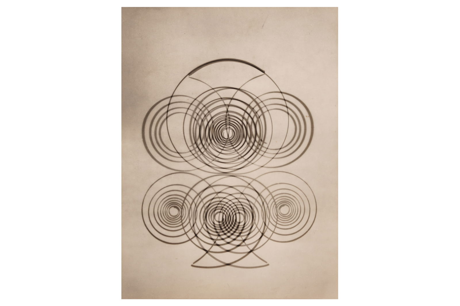 Emil Otto Hoppé (1878-1972): Emil Otto Hoppé (1878-1972) SPRINGS OF A POCKET WATCH, c.1950. Vintage silver gelatin print, image size 290 x 215mm, mounted on vintage card, with various inscriptions mount verso.