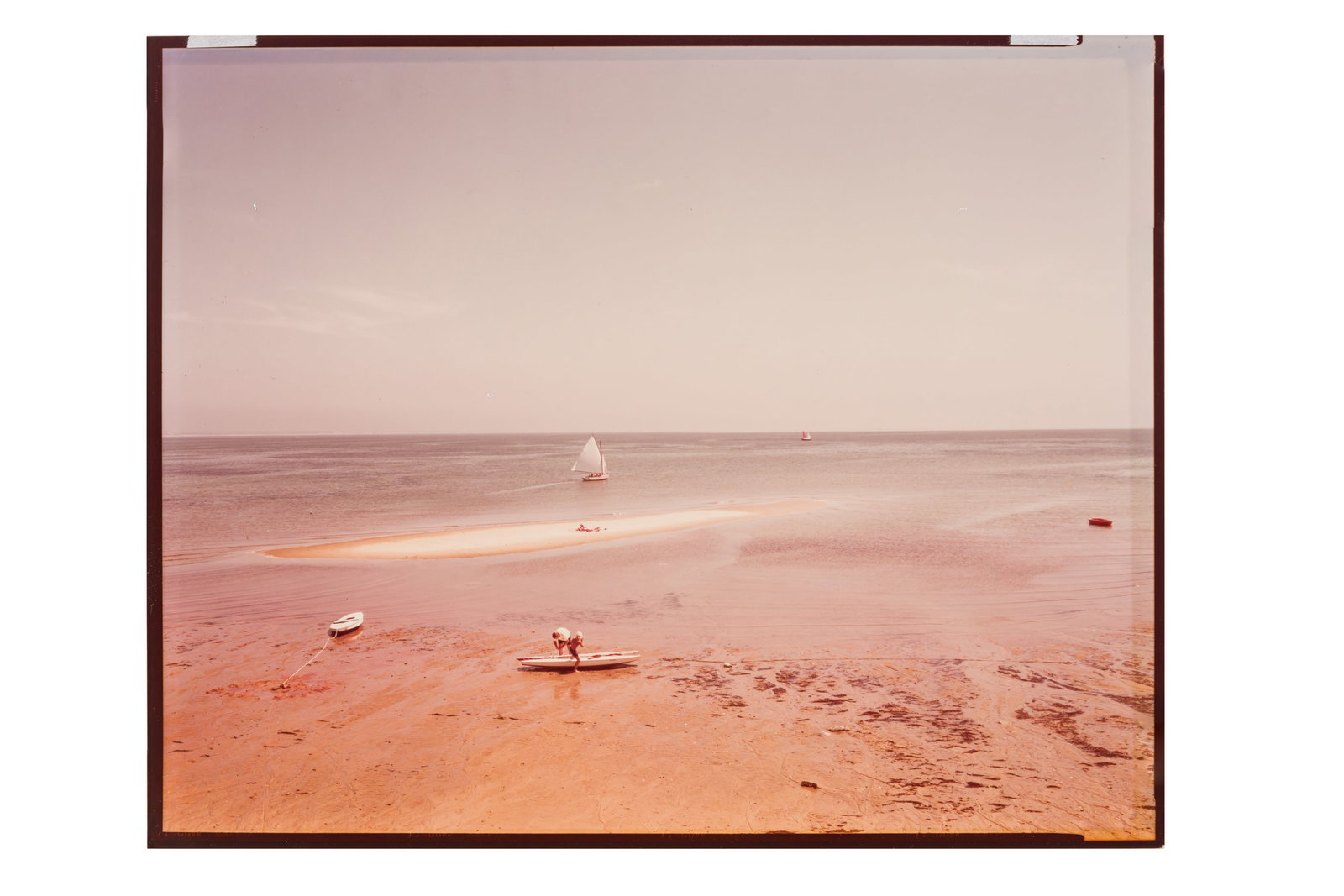 Joel Meyerowitz (b.1938): Joel Meyerowitz (b.1938) BAY/SKY SERIES #3, PROVINCETOWN, 1979. Contact Kodak Ektacolor print, sheet size 205 x 257mm, signed, dated '79, and numbered 55/75 by the photographer in ink verso.