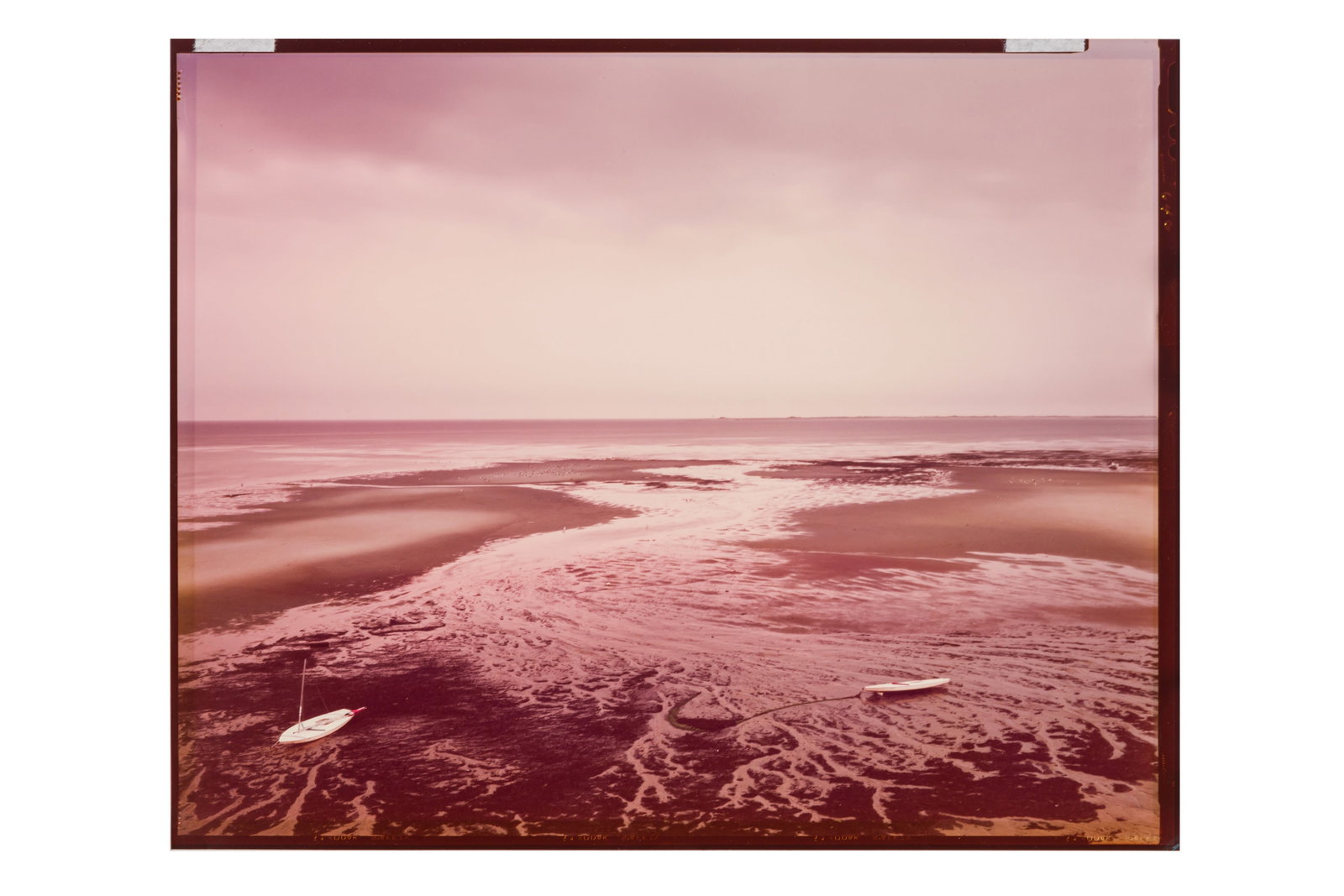 Joel Meyerowitz (b.1938): Joel Meyerowitz (b.1938) BAY/SKY SERIES #3, PROVINCETOWN, 1975. Contact Kodak Ektacolor print, sheet size 205 x 257mm, signed, dated '75, and numbered 55/75 by the photographer in ink verso.