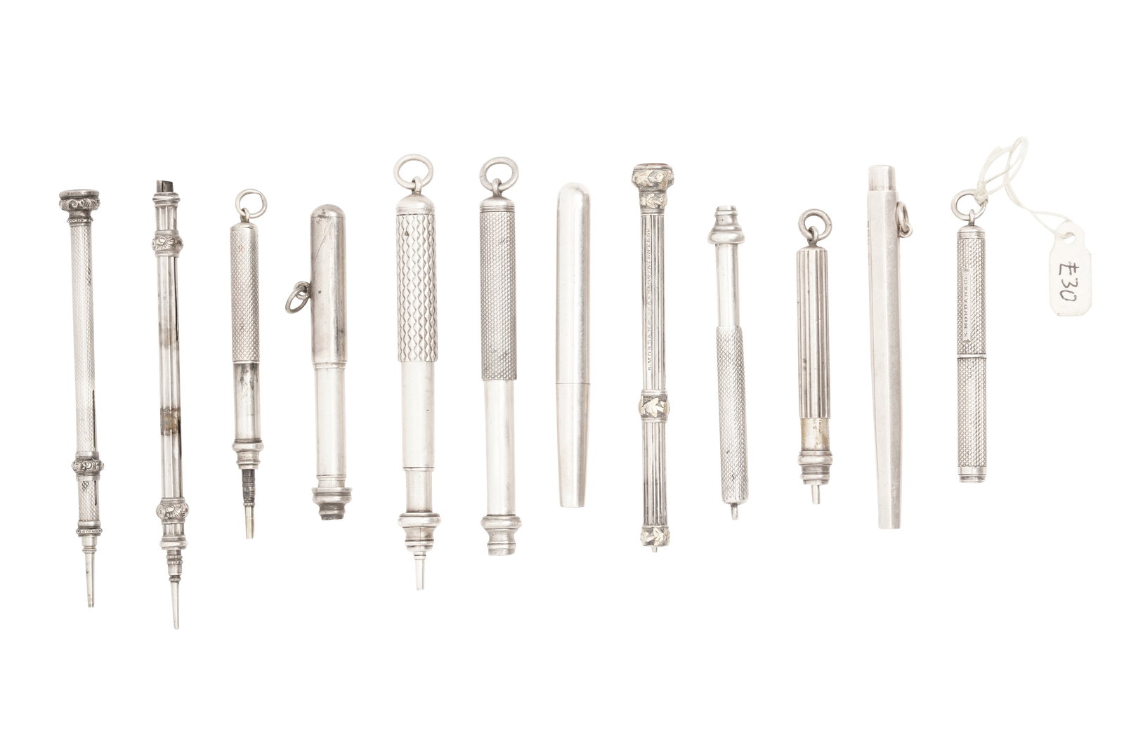 A MIXED GROUP OF PROPELLING PENCILS, TO INCLUDE SAMPSON MORDAN & CO (1 of 4)