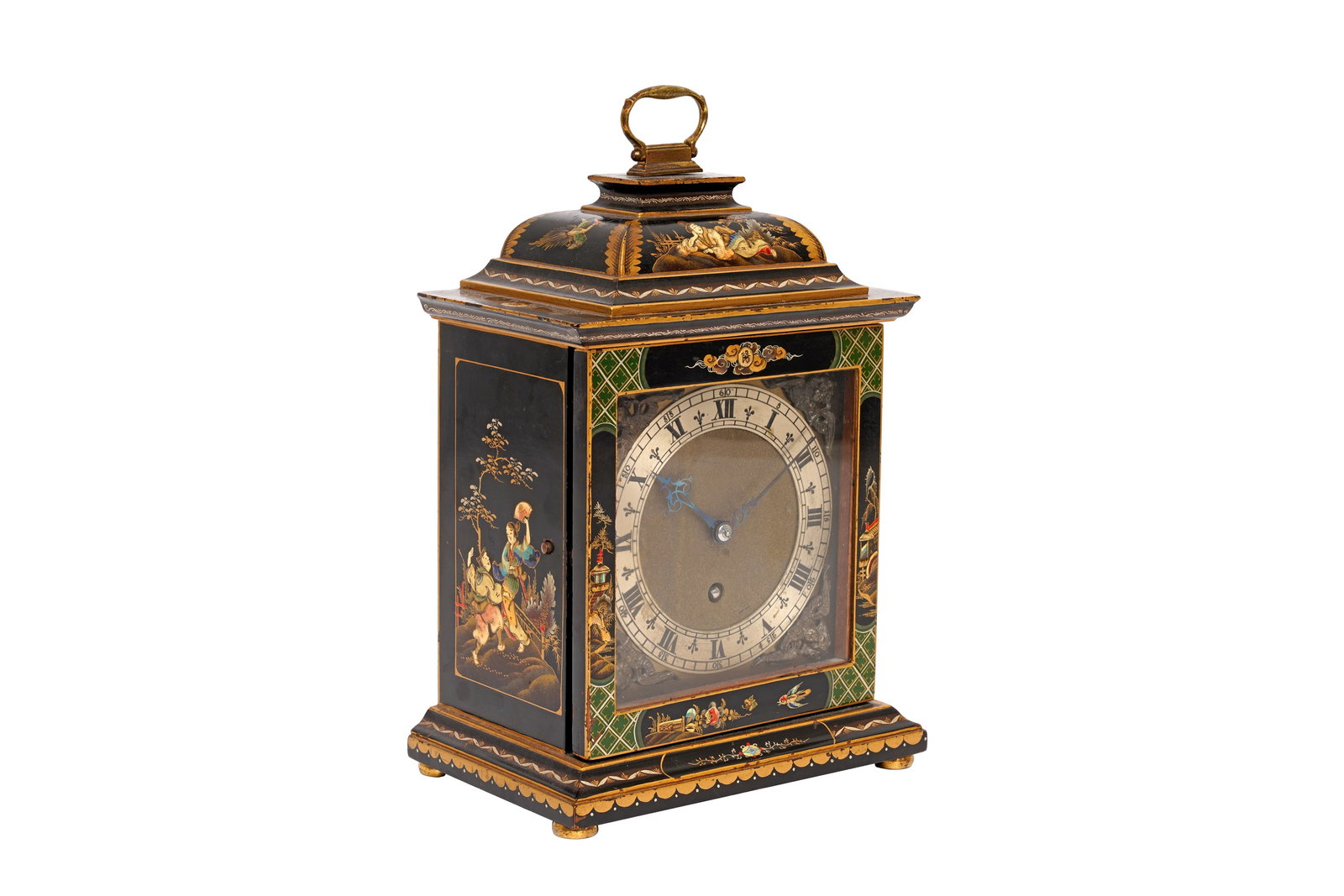 AN EARLY 20TH CENTURY ENGLISH CHINOISERIE CLOCK (1 of 7)