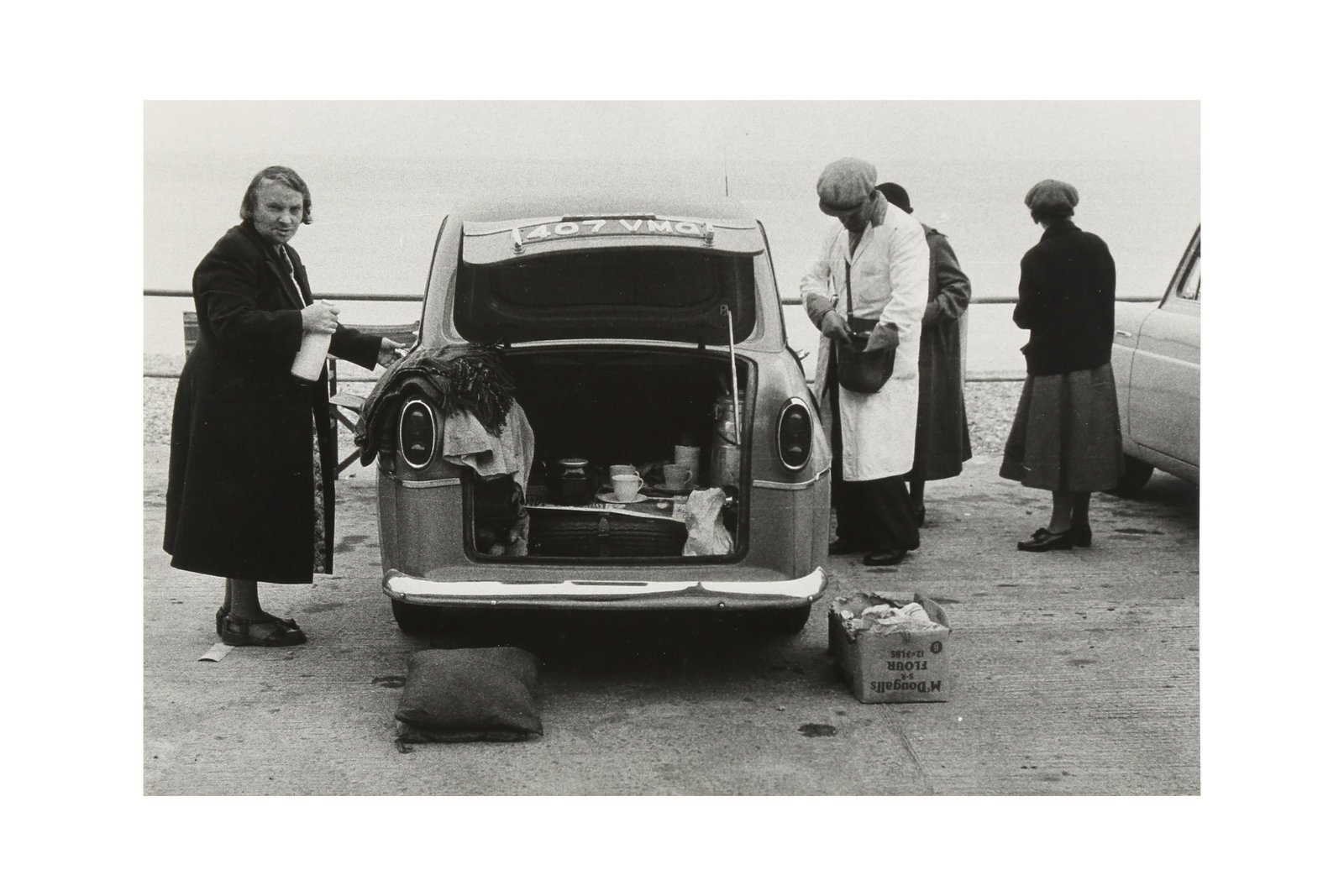 Bruce Davidson (b.1933): Bruce Davidson (b.1933) TEA IN BRIGHTON, 1960. Vintage silver gelatin print, image size 18.5 x 27.8cm, sheet size 28 x 36cm, numbered and annotated in an unknown hand in pencil verso, with Davidson's