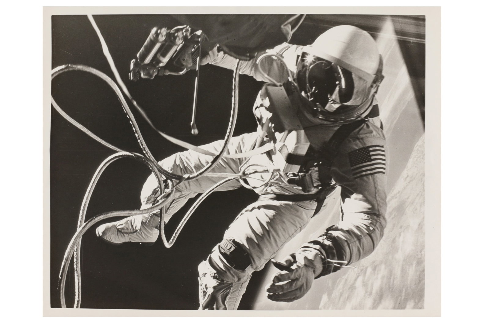 Gemini 4: Ed White During Spacewalk (1 of 2)