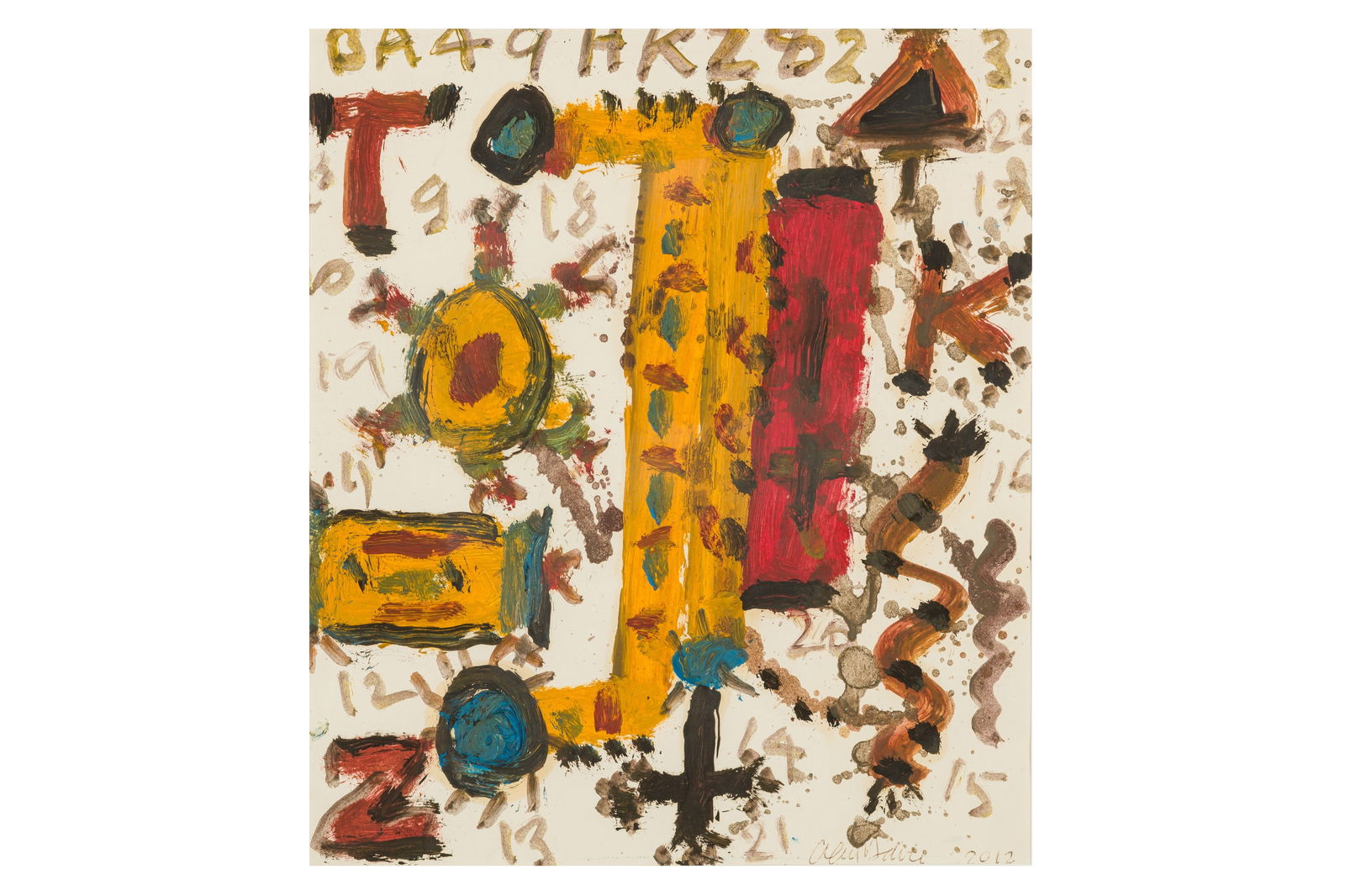 § ALAN DAVIE, C.B.E., H.R.S.W., R.A. (BRITISH, 1920-2014) (1 of 7)