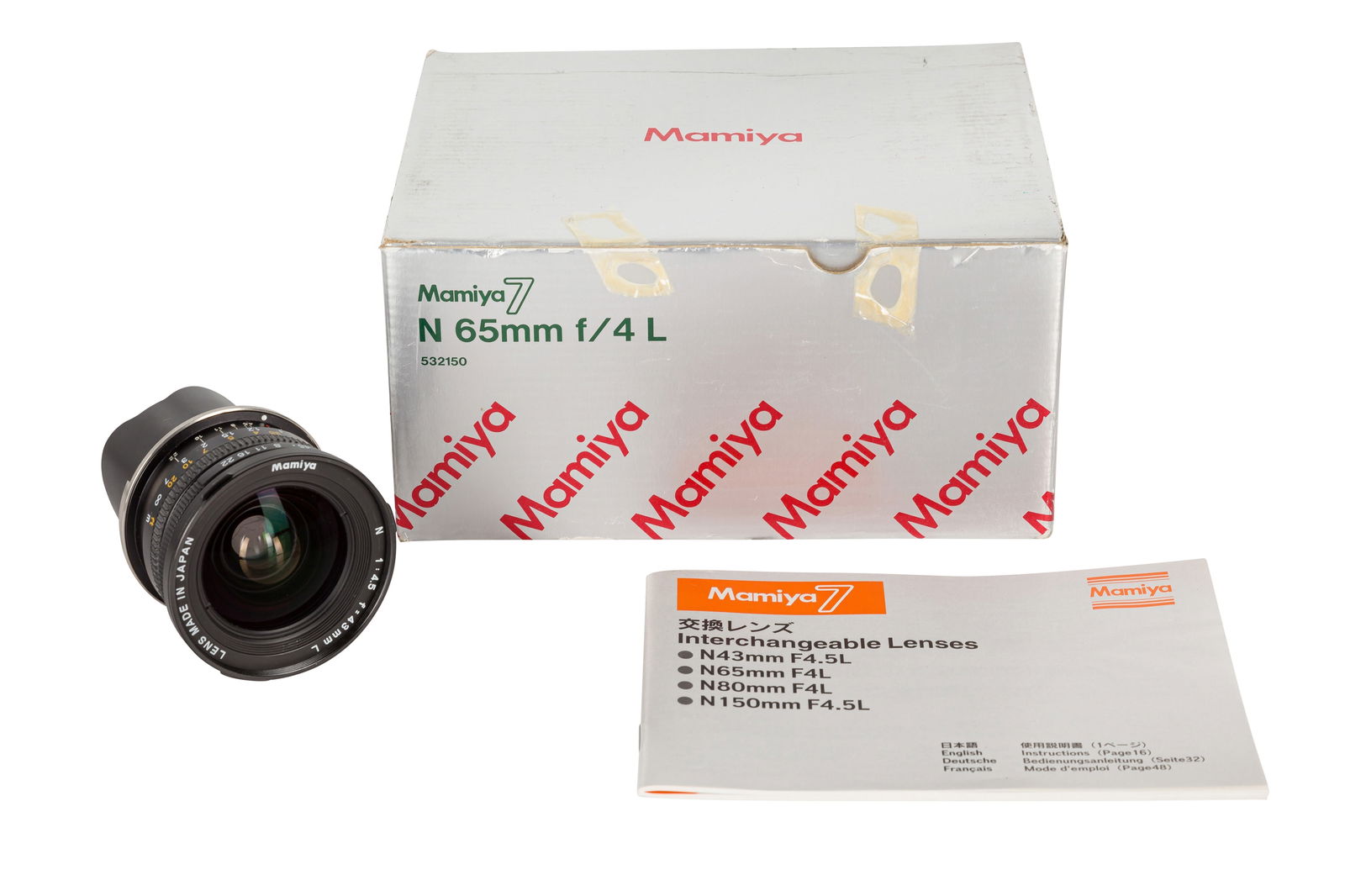 A Mamiya N 43mm f/4.5 L Lens (1 of 4)