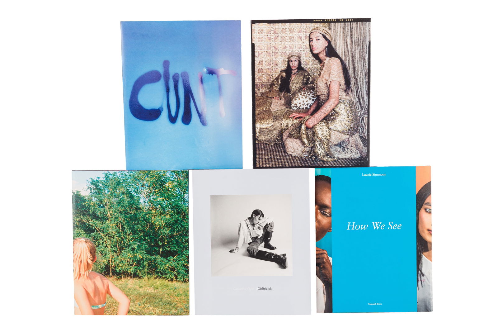 SIX BY XX - NAZRAELI PRESS, 2018: SIX BY XX - NAZRAELI PRESS, 2018 A group of 5 [of the original 6] limited edition books by Petra Collins, Lalla Essaydi, Marilyn Minter, Catherine Opie, and Laurie Simmons, each accompanied by a signe