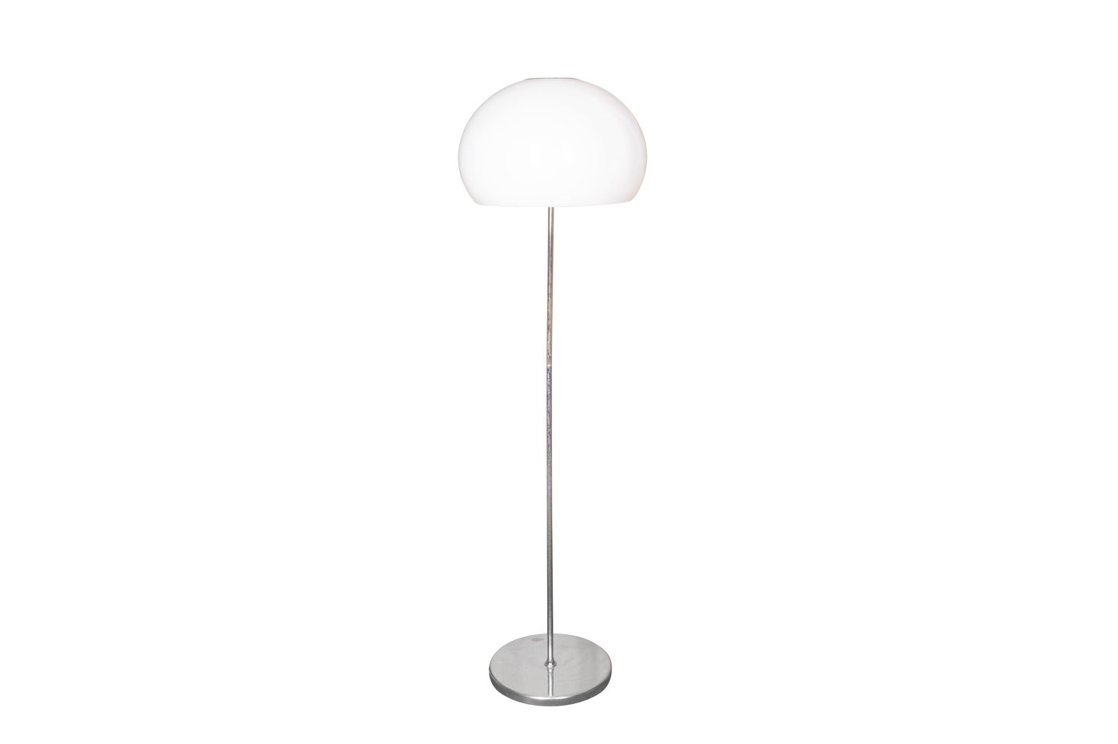 IN THE MANNER OF HARVEY GUZZINI, ITALY: Floor lamp Acrylic, chrome 137cm high