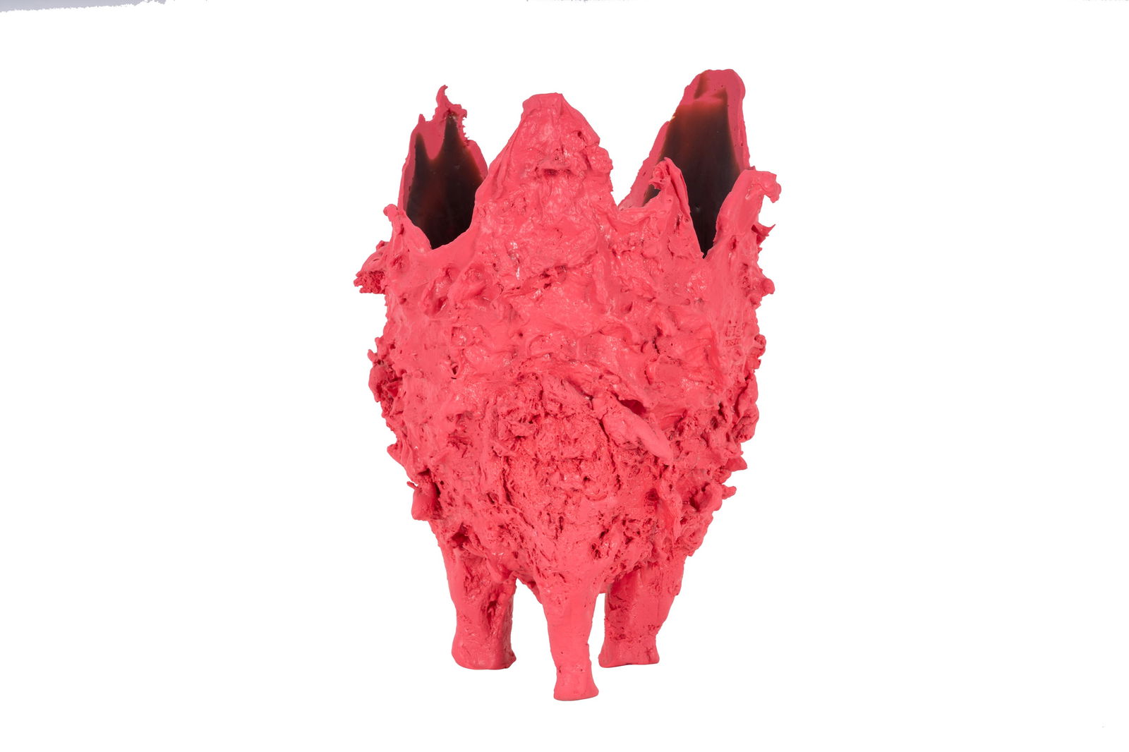 GAETANO PESCE (ITALIAN B.1939) FOR FISH DESIGN: Lava' vase, circa 2000s Resin Impressed 'Fish Design 04/2017' 36cm high