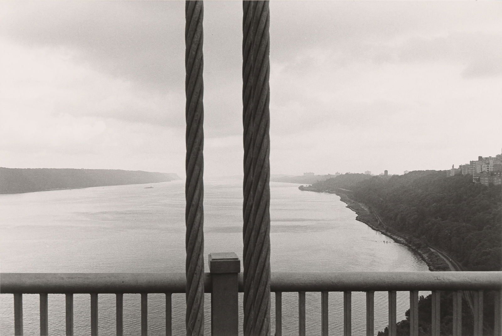 Lee Friedlander (b.1934): Lee Friedlander (b.1934) GEORGE WASHINGTON BRIDGE, NJ, 1973. Silver gelatin print, printed 1978, image size 19 x 28.4cm, sheet size 28 x 35.5cm, signed, titled, dated and annotated by the photographer