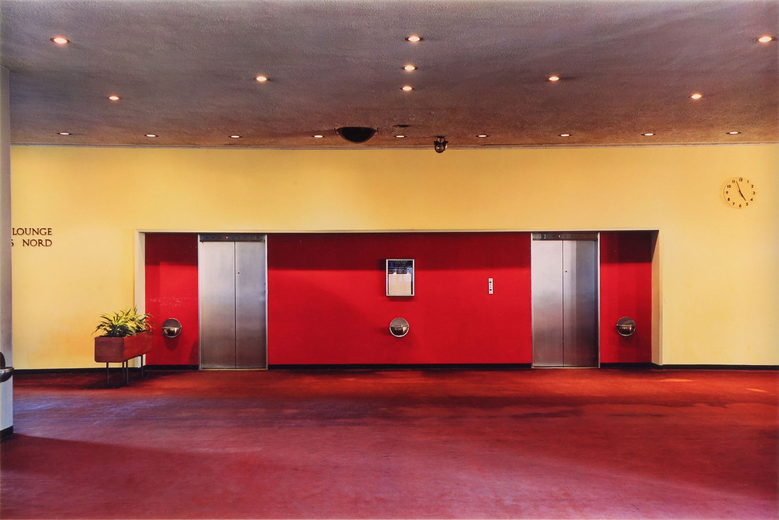 Adam Bartos (b.1953): Adam Bartos (b.1953) INTERNATIONAL TERRITORY - U.N. GENERAL ASSEMBLY - EAST WALL, NYC, 1989-1994. The complete portfolio of six dye transfers, each image 37 x 55.5cm, each signed, titled, dated and ed