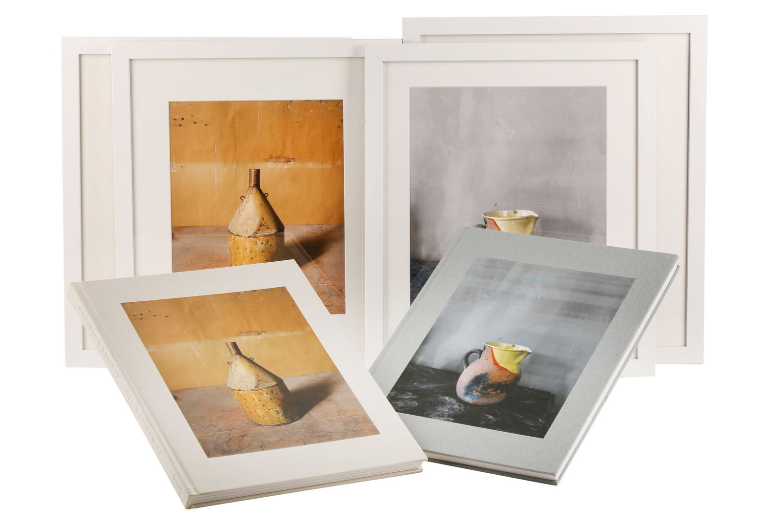 Joel Meyerowitz (b.1938): Joel Meyerowitz (b.1938) MORANDI'S OBJECTS AND CÉZANNE'S OBJECTS (2015-2017). A group of two books and four archival digital prints, comprising: Morandi's Objects, published by Damiani, Bologna 2015,