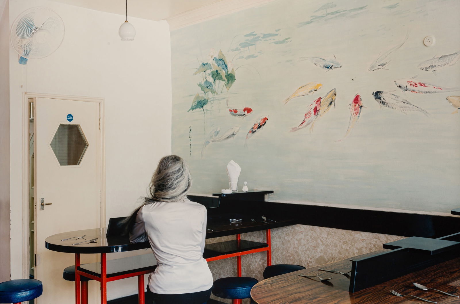 § Hannah Starkey (b.1971): Hannah Starkey (b.1971) MARCH, 2002. C-print, 122 x 183cm, edition 2/5. Framed, with edition label signed by the photographer frame verso.