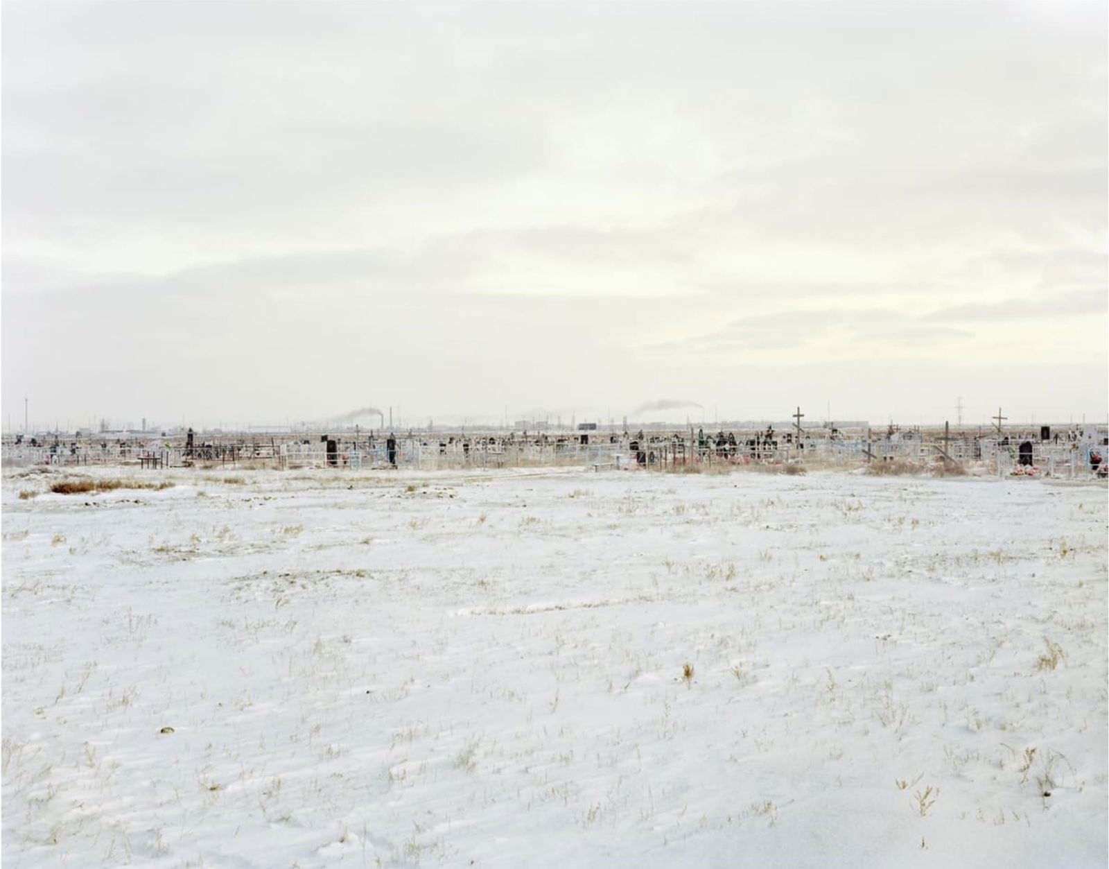 § Nadav Kander (b.1961): Nadav Kander (b.1961) C-4 GRAVEYARD AT KURCHATOV, 2011. Chromogenic print from the "Dust" series, sheet size 123 x 149cm, from the edition /5. Archivally mounted and framed, frame size 126 x 152.5cm.