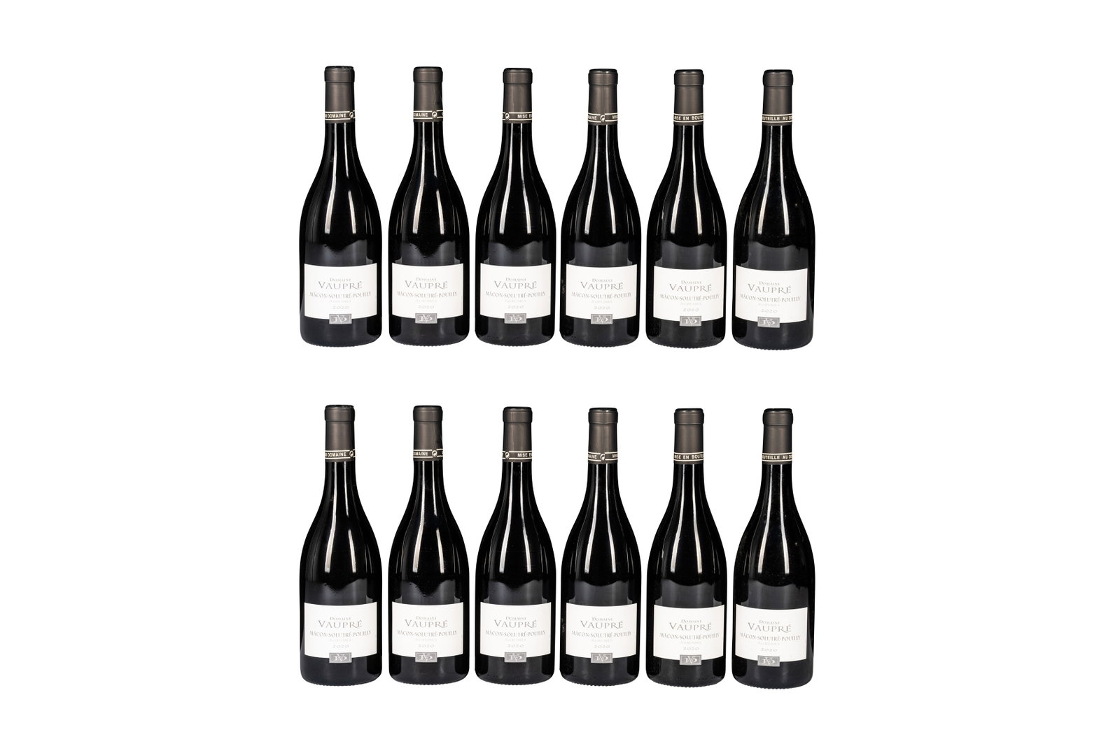 MACON SOLUTRE DOMAINE VAUPRE 2020 This lot is subject to VAT on the hammer price, in addition to sta: Domaine Vaupre Macon Solutre-Pouilly Agrumes 2020 - 12 bottles Maconnais, France Please Note: This lot is subject to VAT on the hammer price, in addition to the standard fees