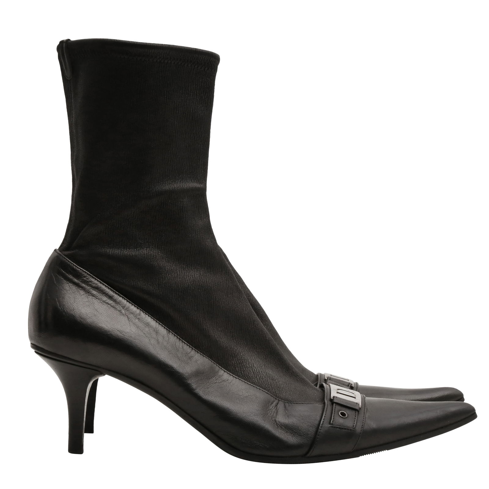 Christian Dior Black Street Chic Stretch Ankle Boot - Size 40.5 (1 of 4)