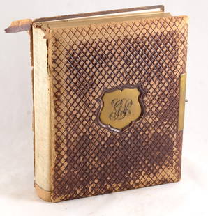 Victorian Album of Cartes de Visit & Cabinet Cards inc Scientific Dignitaries.: Victorian Album of Cartes de Visite & Cabinet Cards inc Scientific Dignitaries. Spine scruffy but all pages seem intact. 50 pages approx 11" x 9"and dated August 16th 1883 inside first page. Features