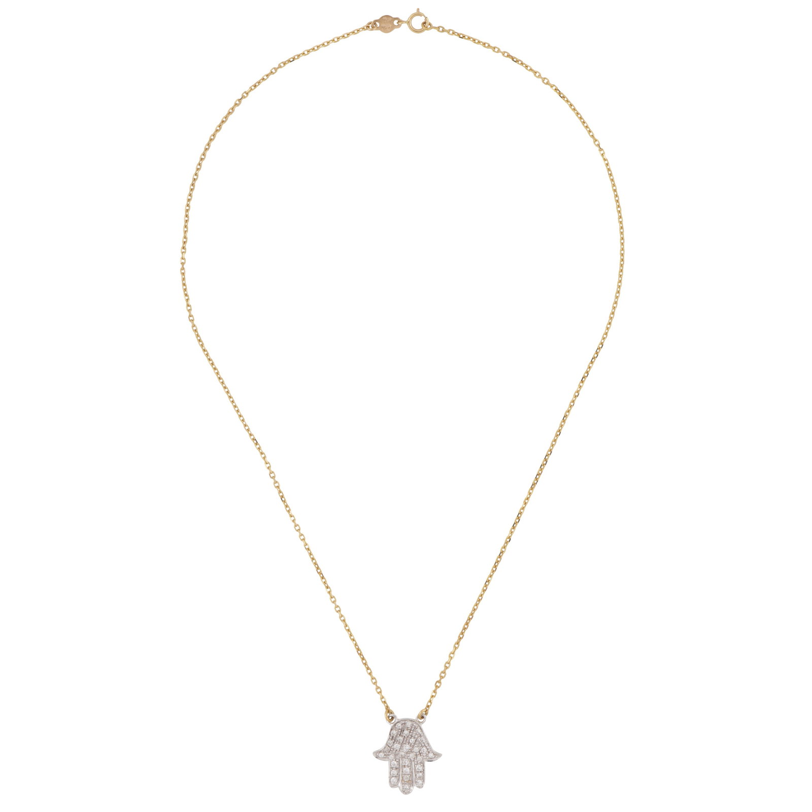 A diamond Fatma necklace (1 of 2)
