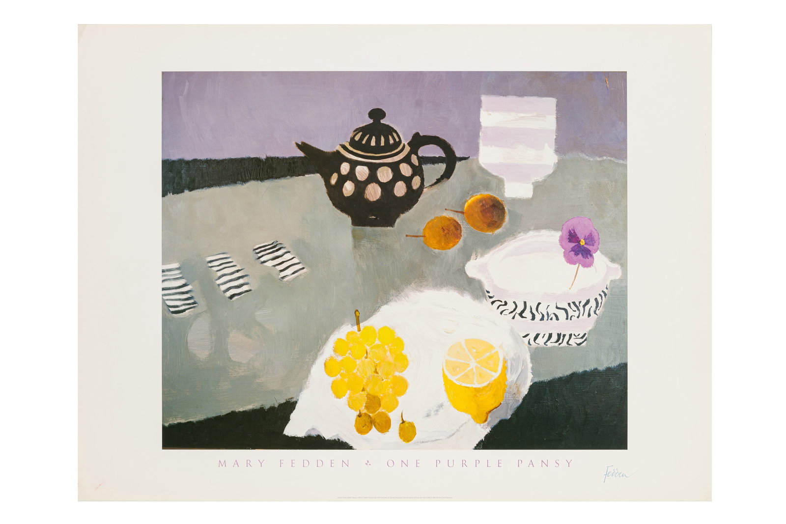 § British Artists.- John Piper, Howard Hodgkin, Mary Fedden and Donald Hamilton Fraser Group of: § British Artists.- John Piper, Howard Hodgkin, Mary Fedden and Donald Hamilton Fraser Group of signed exhibition posters signed by the artists Comprising: St. Mary Le Port, Bristol, 1940, colou