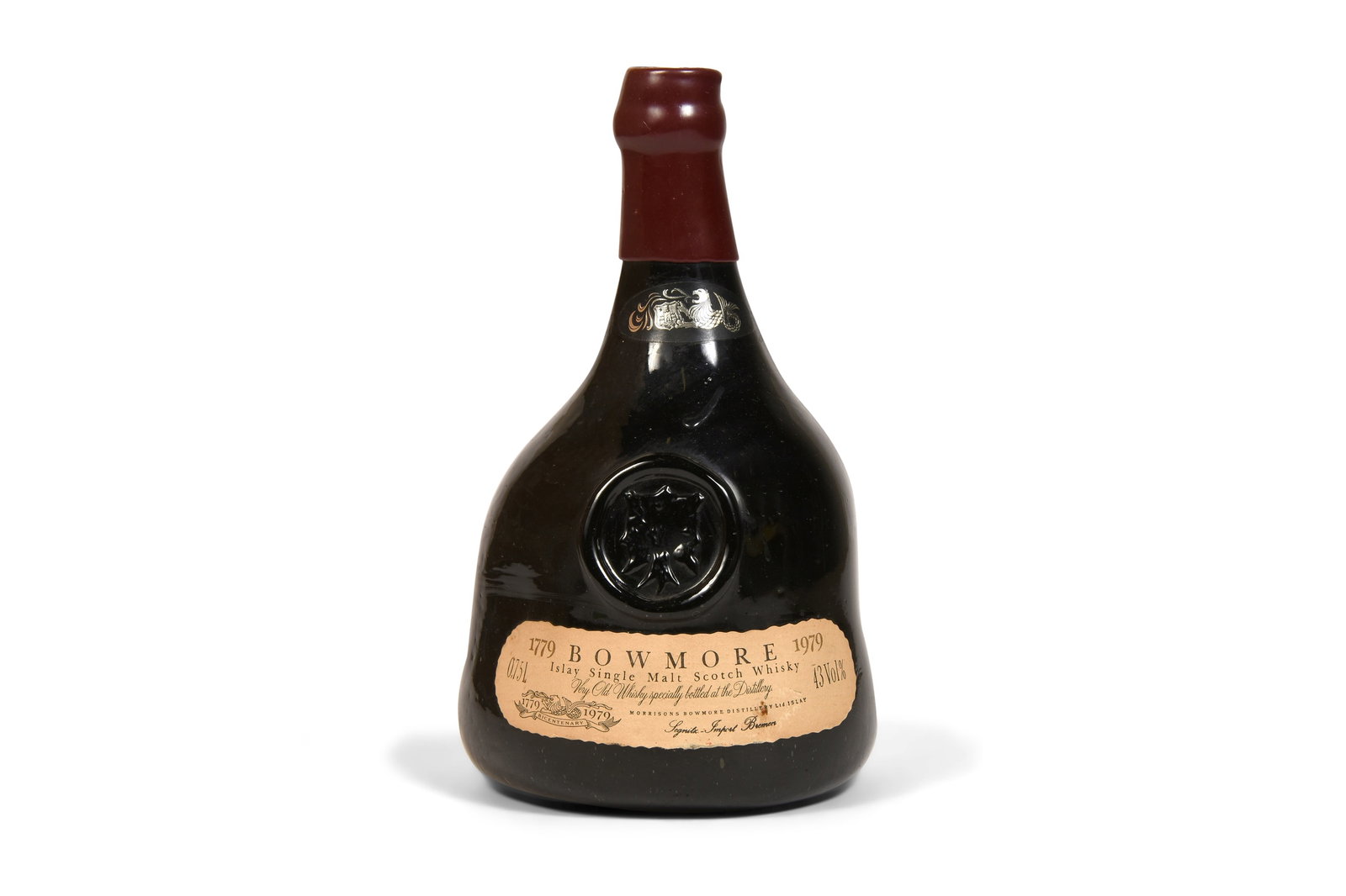 Bowmore bicentenary 1979 - 1 bottle Islay, Single Malt (1 of 3)