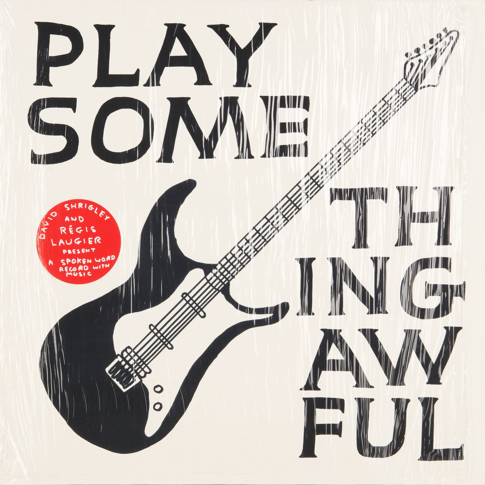 § David Shrigley O.B.E. (British, b.1968) Play Something Awful: § David Shrigley O.B.E. (British, b.1968) Play Something Awful 2020from the unnumbered edition of 1000offset lithographic record cover with David Shrigley and Régis Laugier vinylcontained w