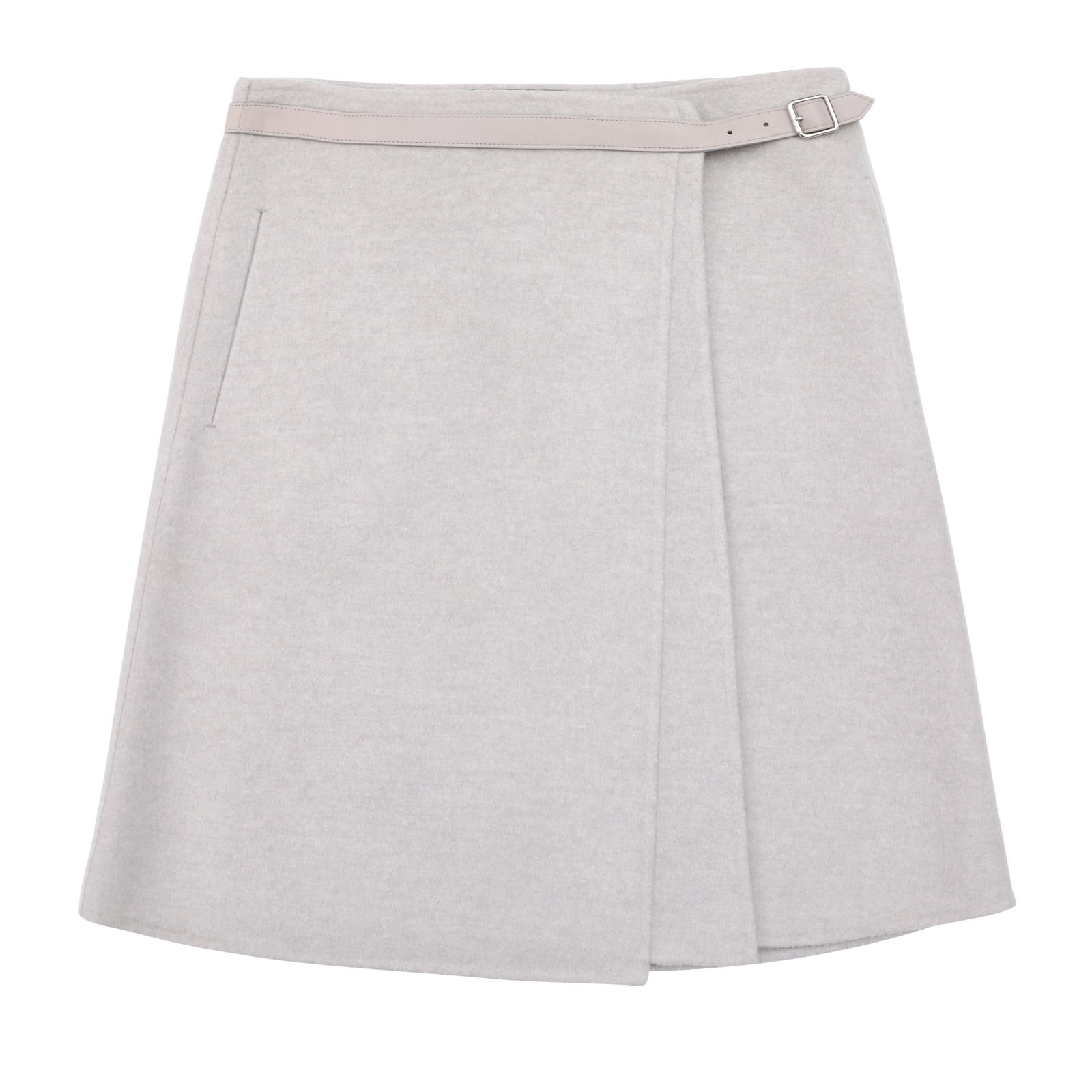 Loro Piana Beige Cashmere Wrap Skirt - Size 38 (1 of 3)