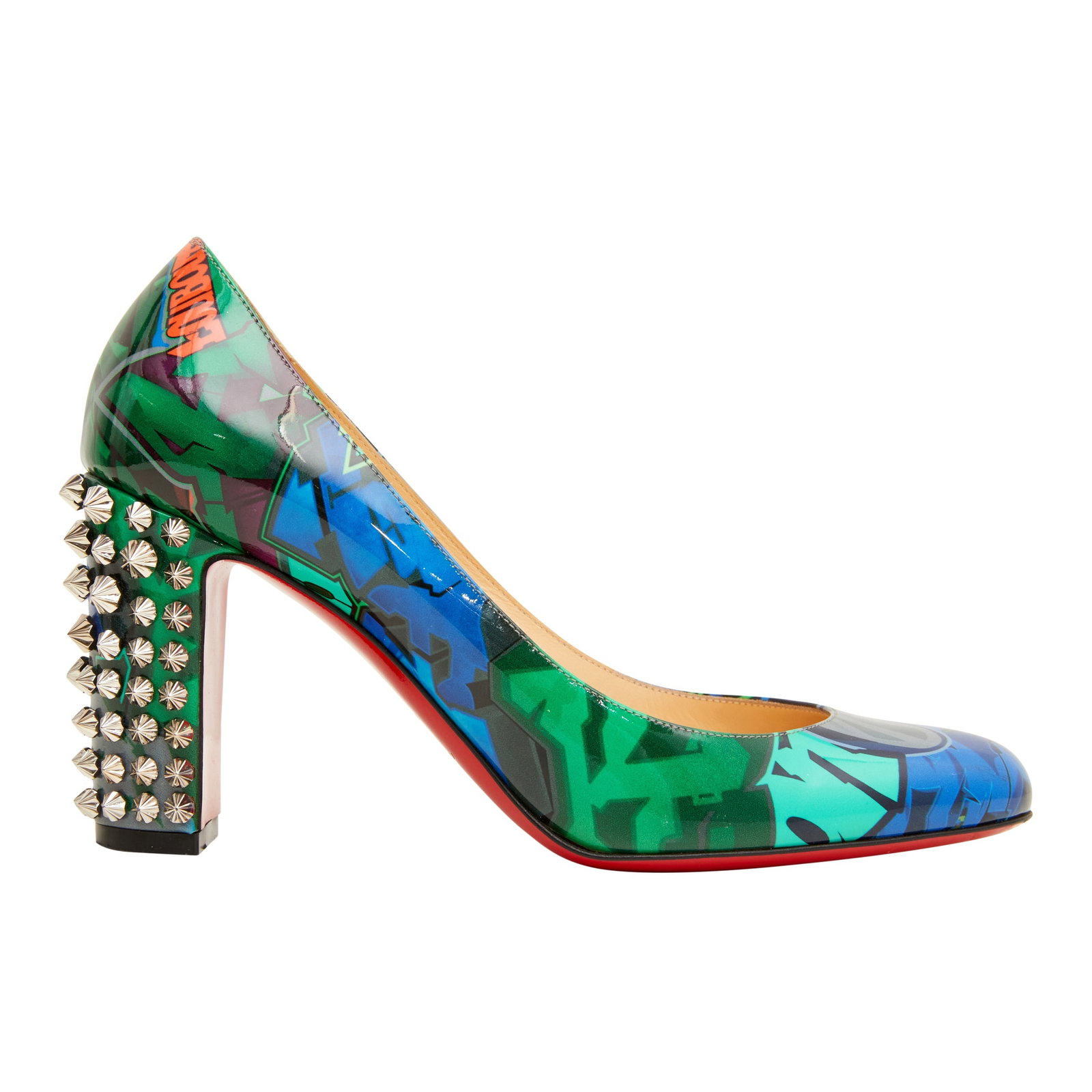 Christian Louboutin Graffiti Marimalus Heel Pump - Size 36.5 (1 of 4)