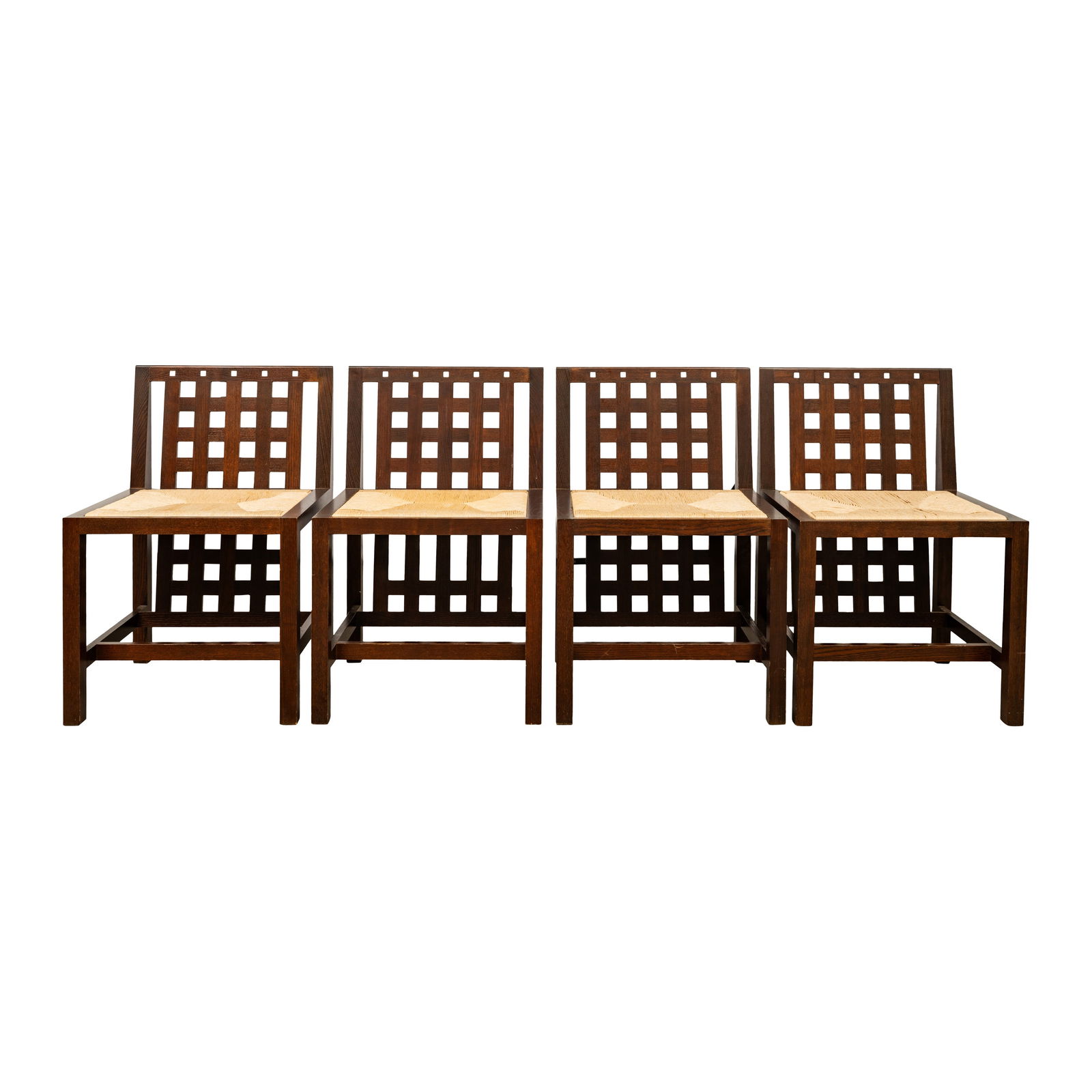 Charles Rennie Mackintosh (Scottish b.1868-1928) for Cassina Four DS3 Chairs (1 of 1)