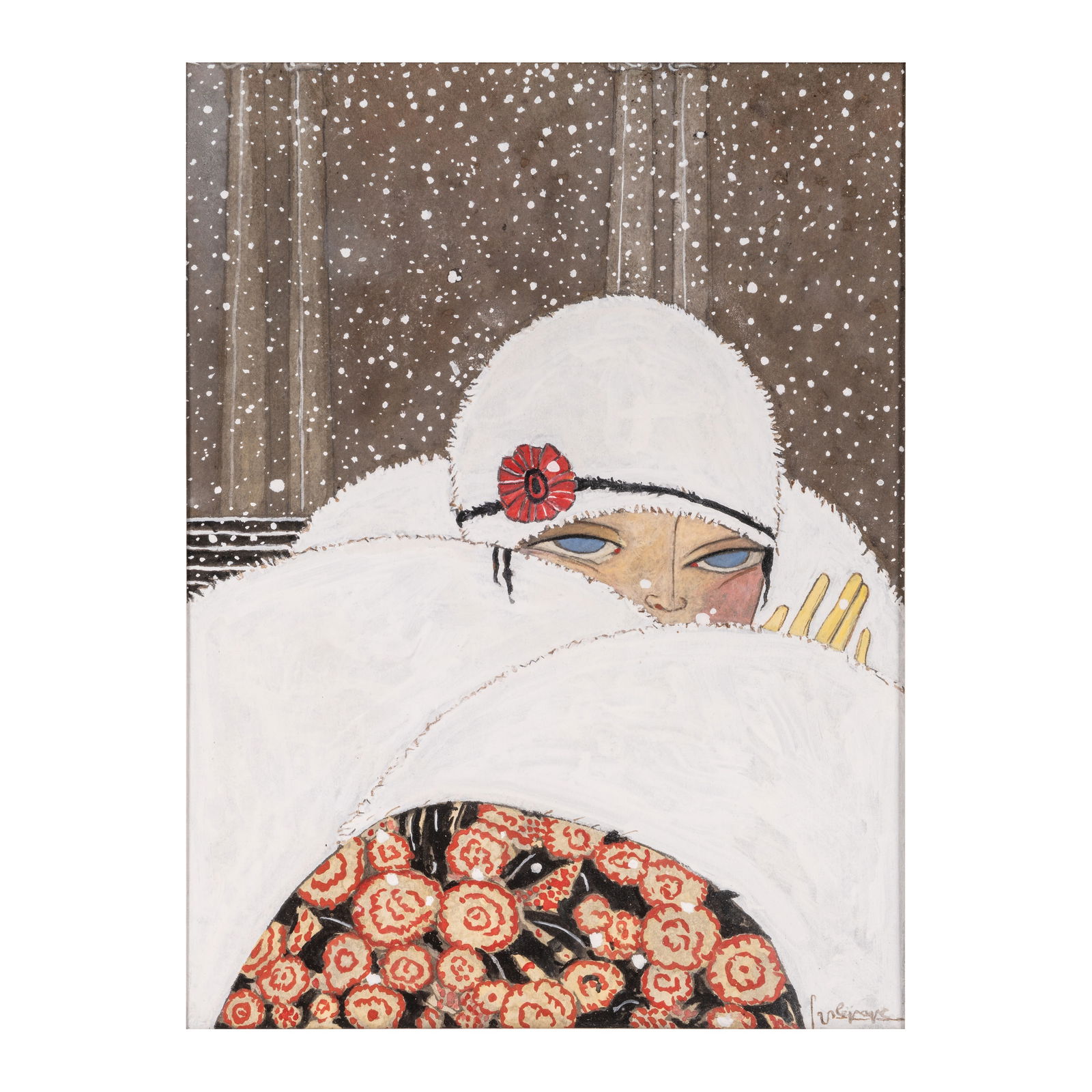 Georges Lepape (French 1887-1971) Artwork for Vogue Cover (1 of 1)