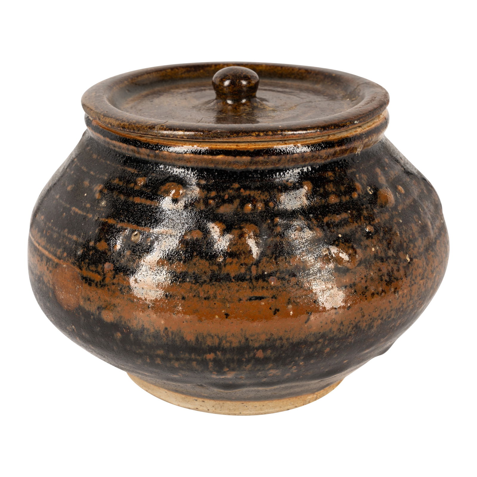 § Bernard Leach (British 1887-1979) Pot with cover (1 of 1)