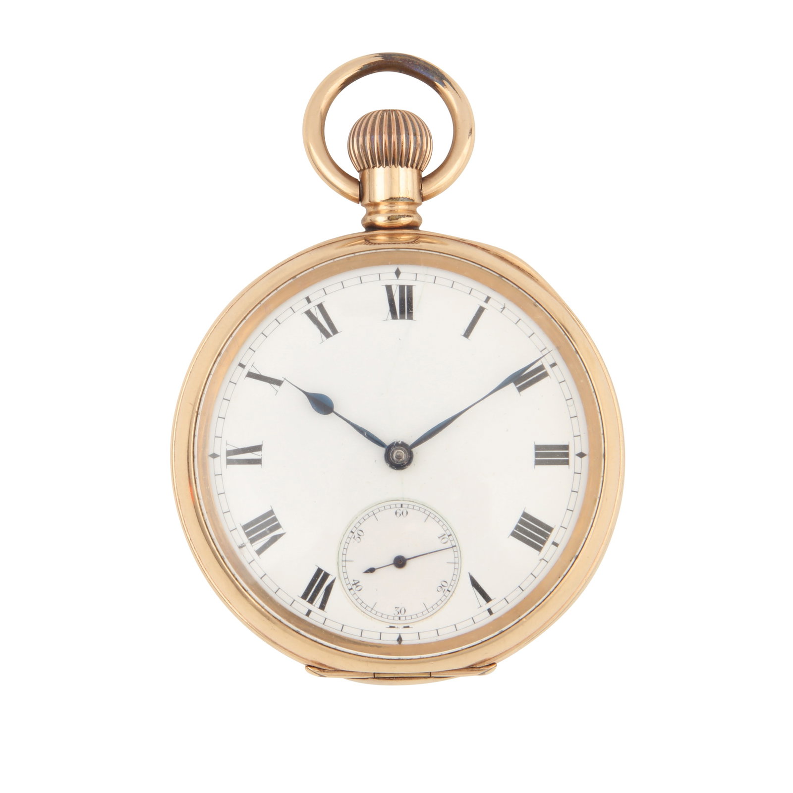 Omega Open Faced Pocket Watch Gold Plated (1 of 4)