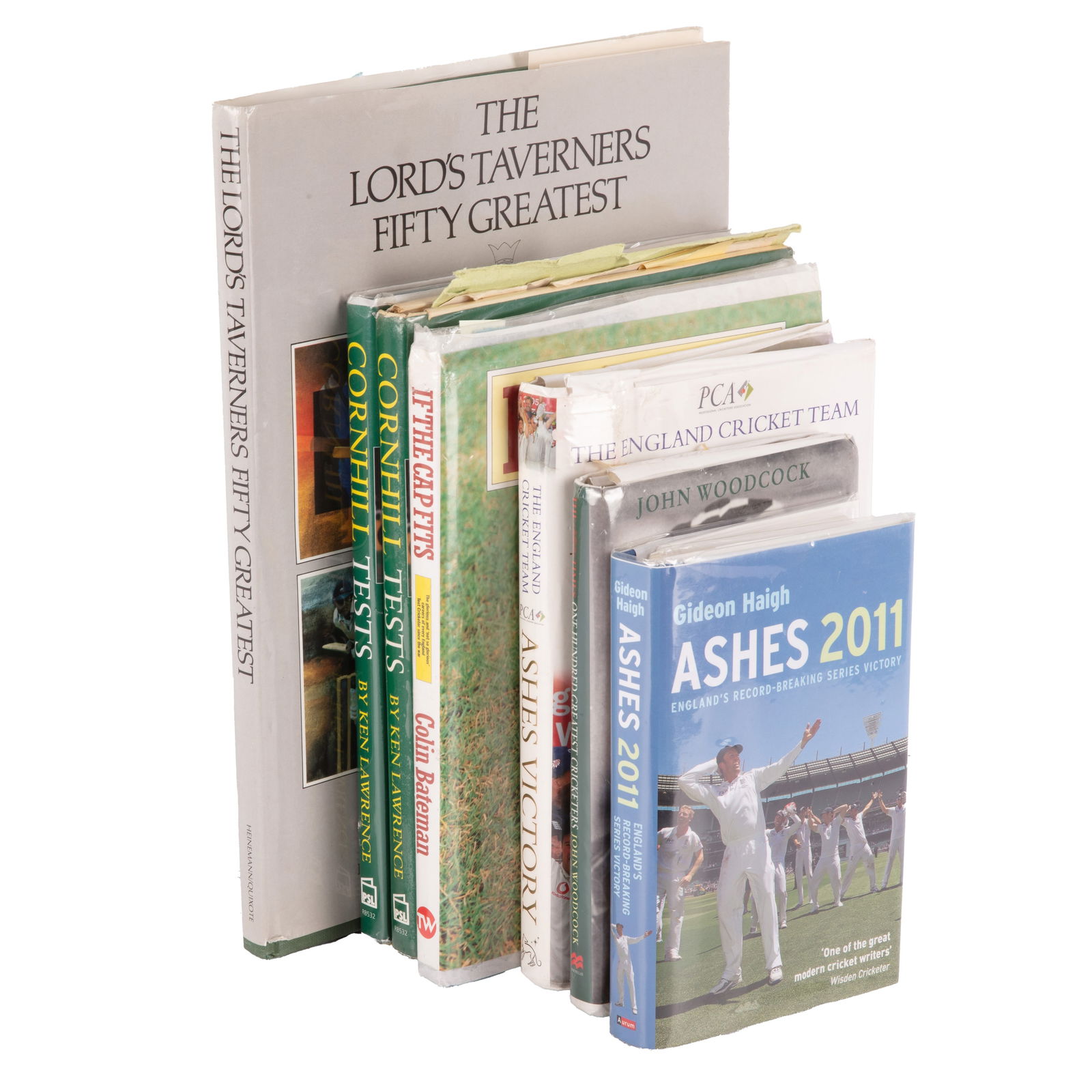 Cricket Interest.- Selection of signed volumes: Cricket Interest.- Selection of signed volumes A group of volumes signed by prominent cricketers, including: Ashes Victory. The official story of the greatest ever Test series..., signed by the