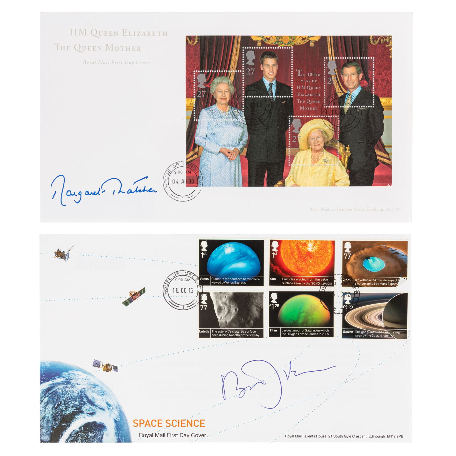 Conservative Politicians.- Margaret Thatcher & Boris Johnson (1 of 1)