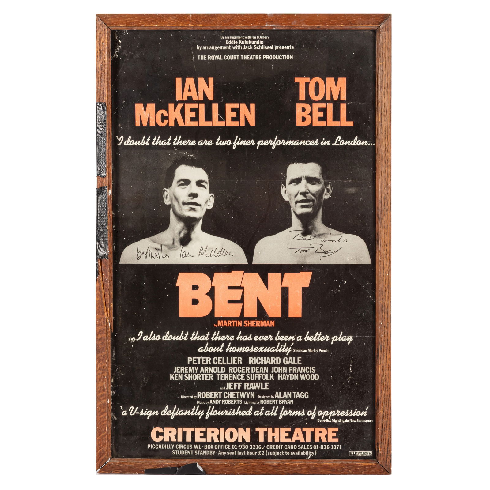 McKellen (Ian) & Tom Bell Signed poster (1 of 1)