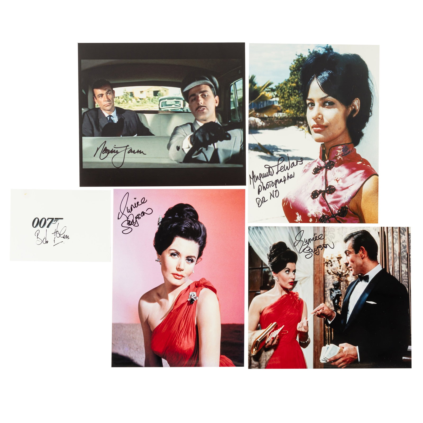 James Bond Interest.- Signed photographs and cards (1 of 1)