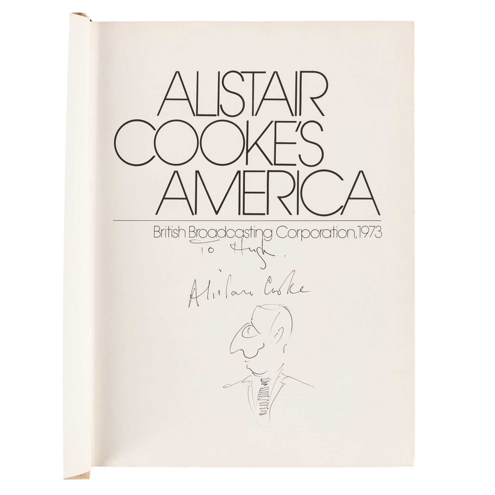 Cooke (Alistair) America, 1st Edition, signed - 2