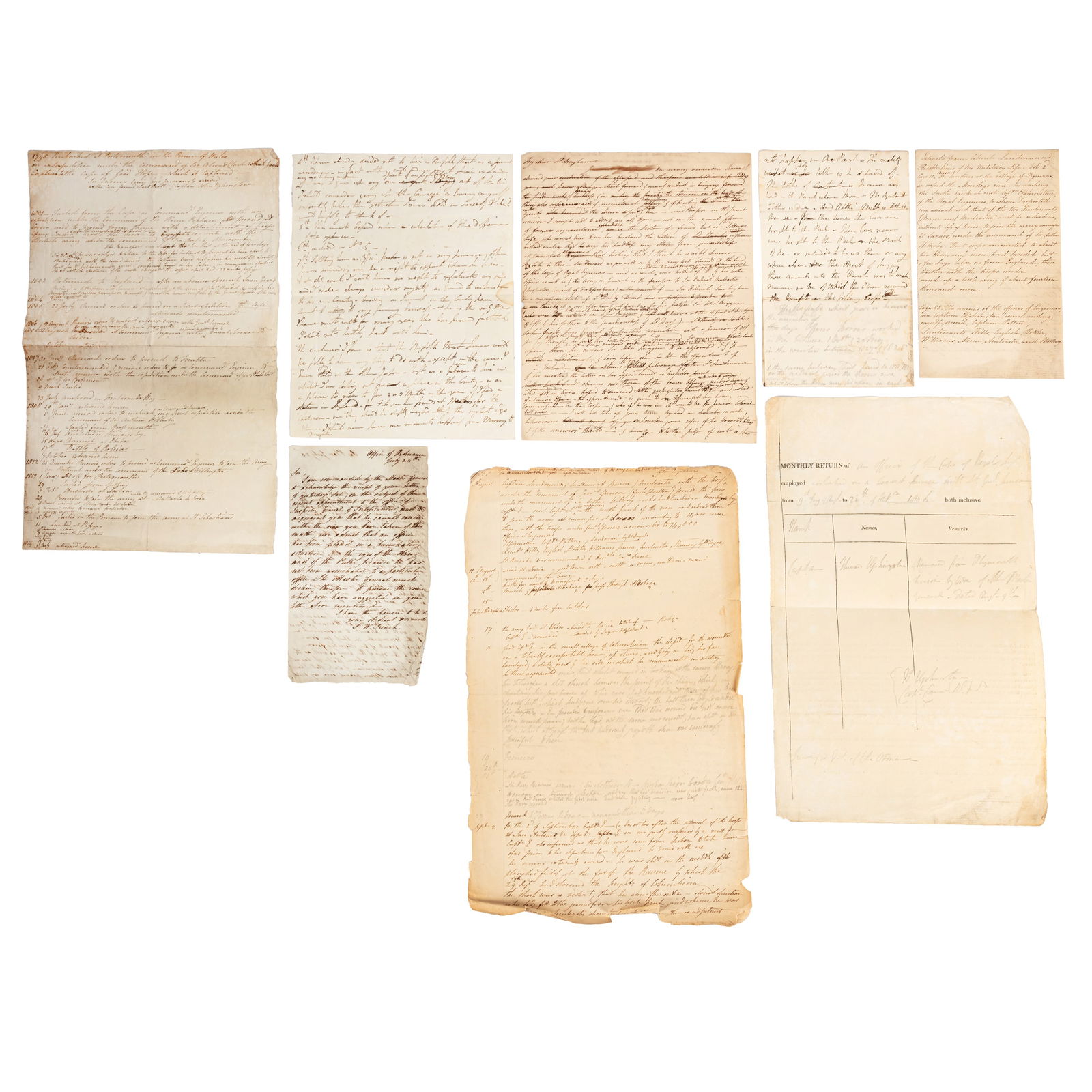 Elphinstone Archive.- Major-General Sir Howard Elphinstone, Bt, CB, (1773- 1846) & family (1 of 4)